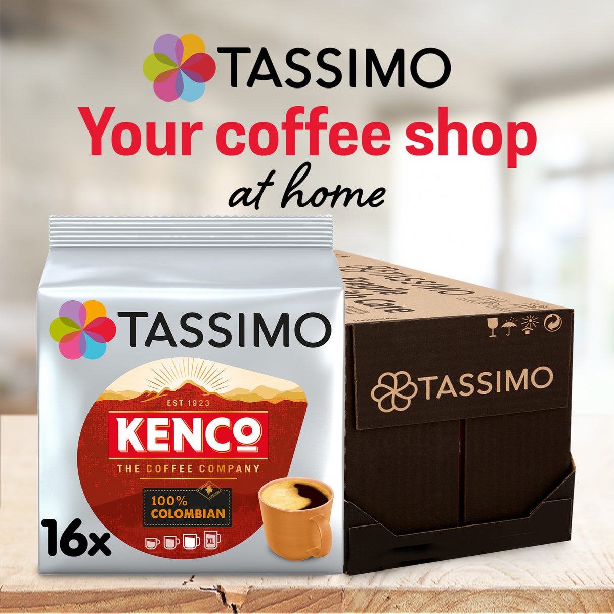 Tassimo your coffee shop at home Kenco Colombian Coffee