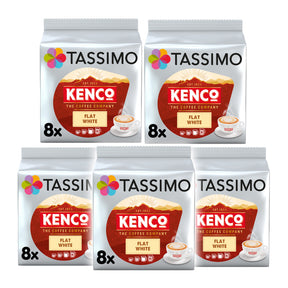Tassimo Kenco Flat White coffee pods five pack