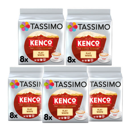 Tassimo Kenco Flat White coffee pods five pack