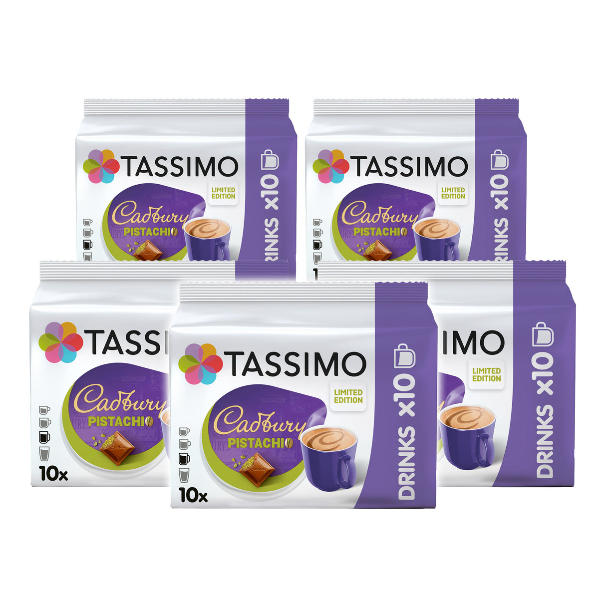 Tassimo Cadbury Pistachio Hot Chocolate Pods Case