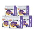 Packaging of Tassimo Cadbury Caramel coffee pods on a white background