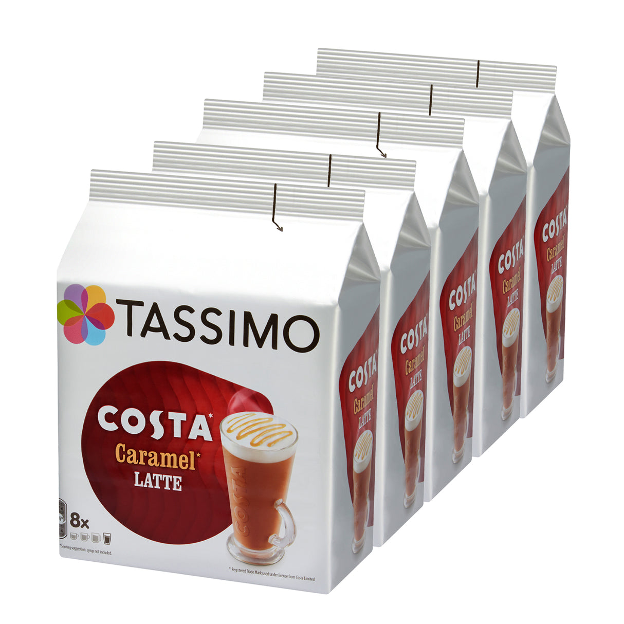 Tassimo Costa Caramel Latte 5 pack