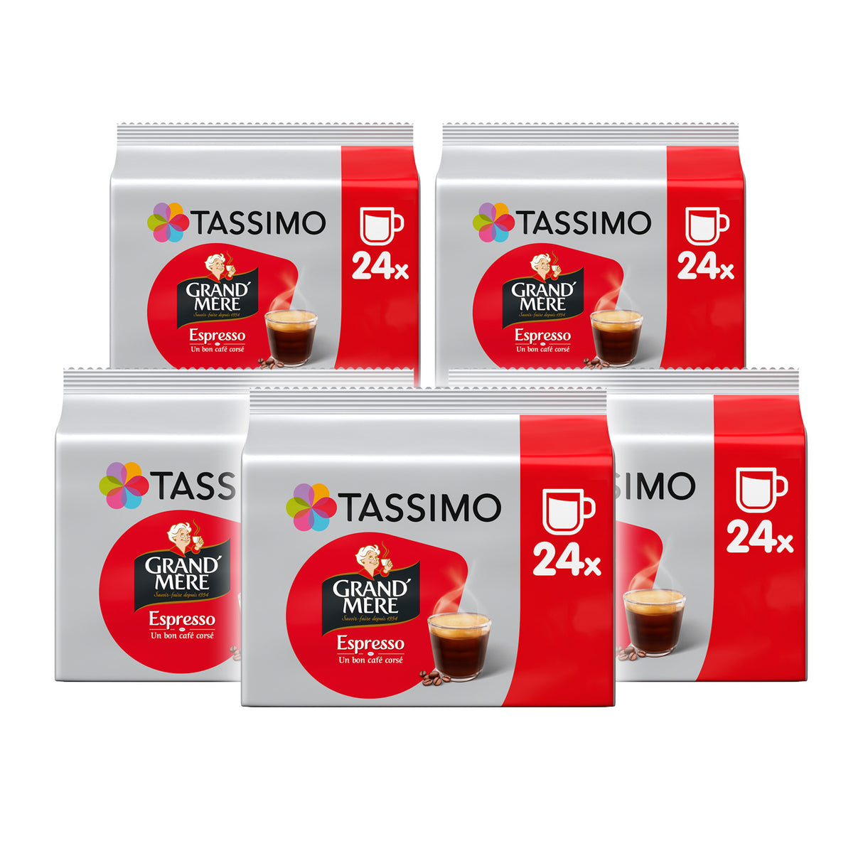 Tassimo Grand Mere Espresso 24 Coffee Pods Case