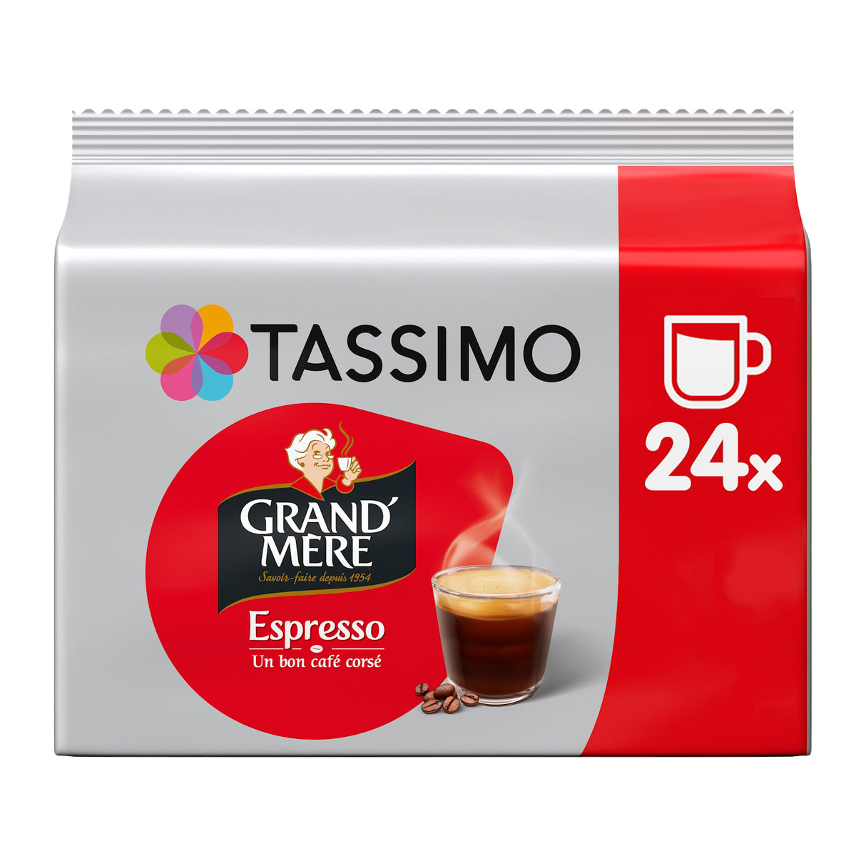 Tassimo Grand Mere Espresso 24 Coffee Pods Case