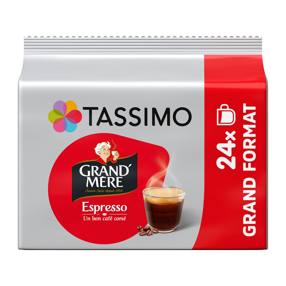 Tassimo Grand Mere Espresso 24 Coffee Pods Case