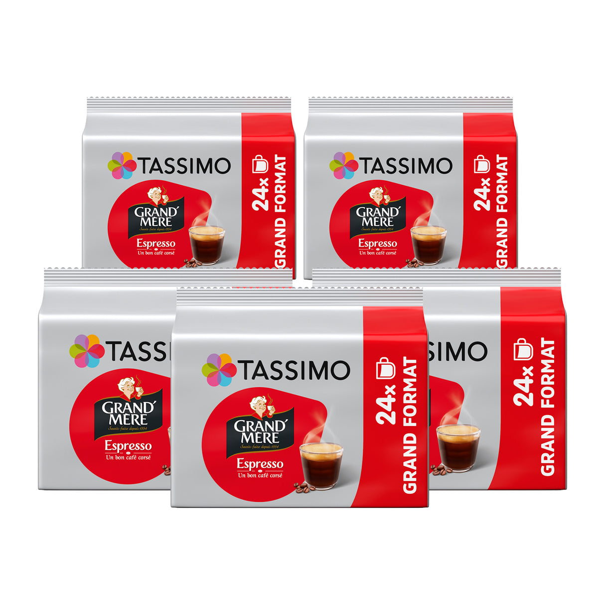Tassimo Grand Mere Espresso 24 Coffee Pods Case
