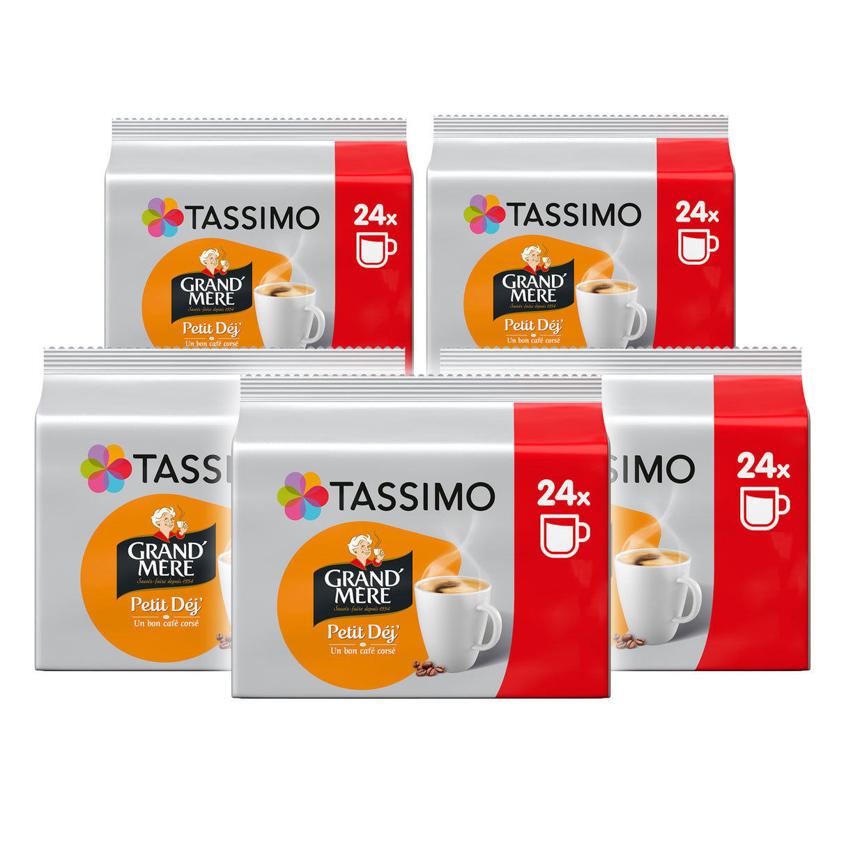 Tassimo Grand Mere Petit Déj 24 Coffee Pods Case