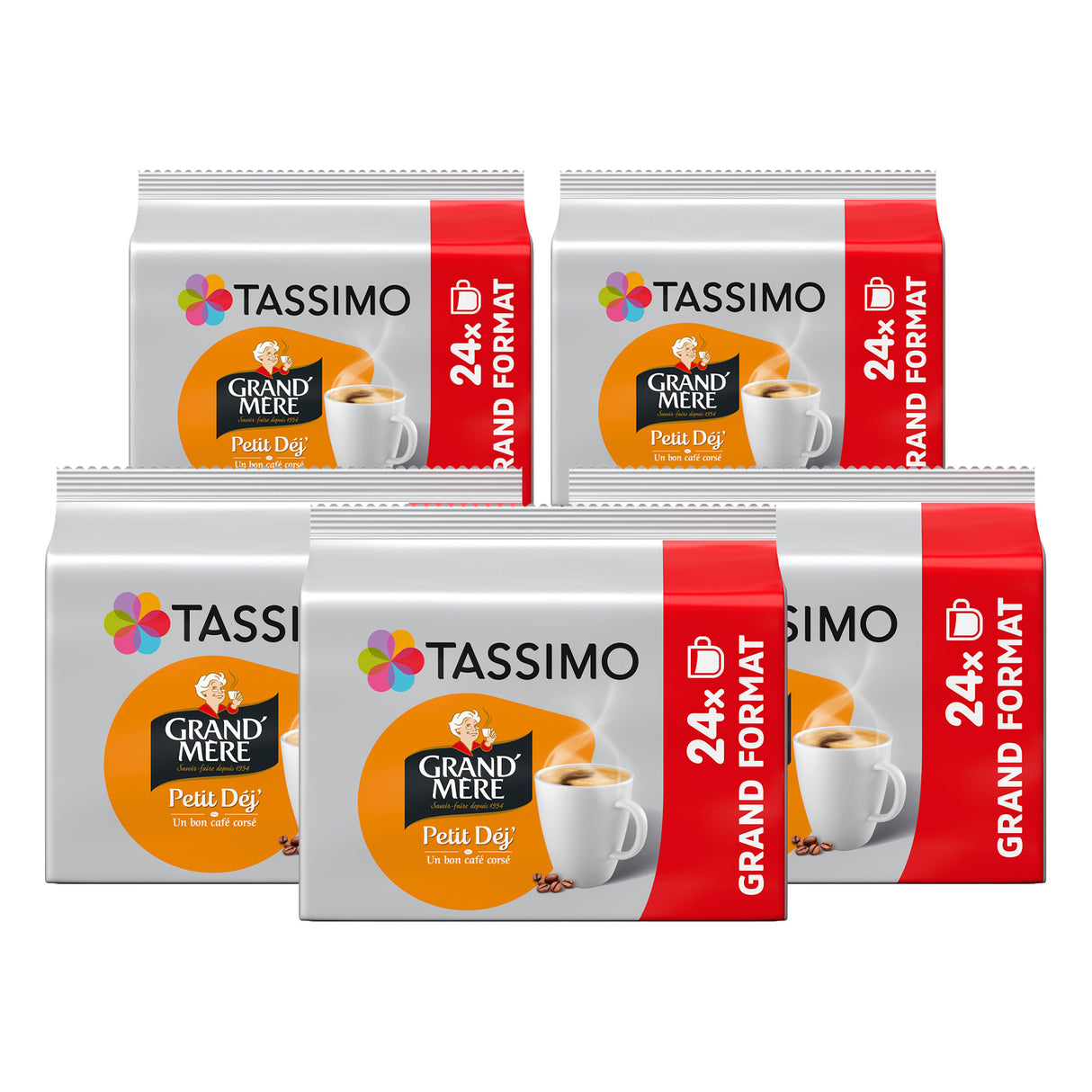 Tassimo Grand Mere Petit Déj 24 Coffee Pods Case