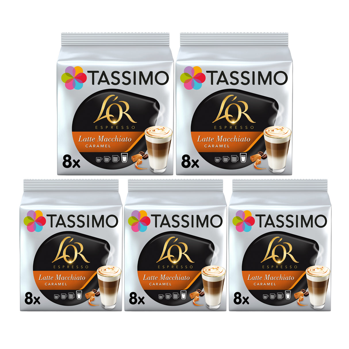 Tassimo T Discs L'OR Espresso Latte Macchiato Caramel Case