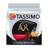 Tassimo Espresso Splendente casee 80 drinks