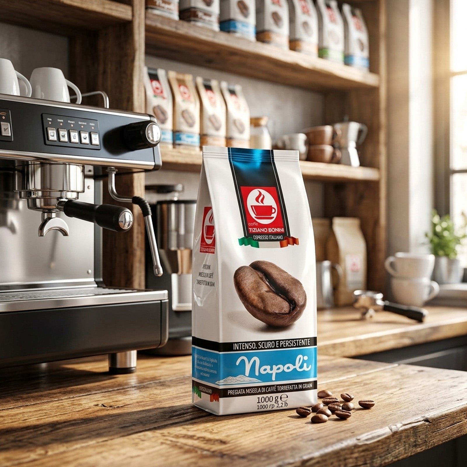 Tiziano Bonini Napoli Coffee Beans Case 6x1Kg – Coffee Supplies Direct