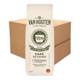 Van Houten cocoa drink powder packaging on a white background