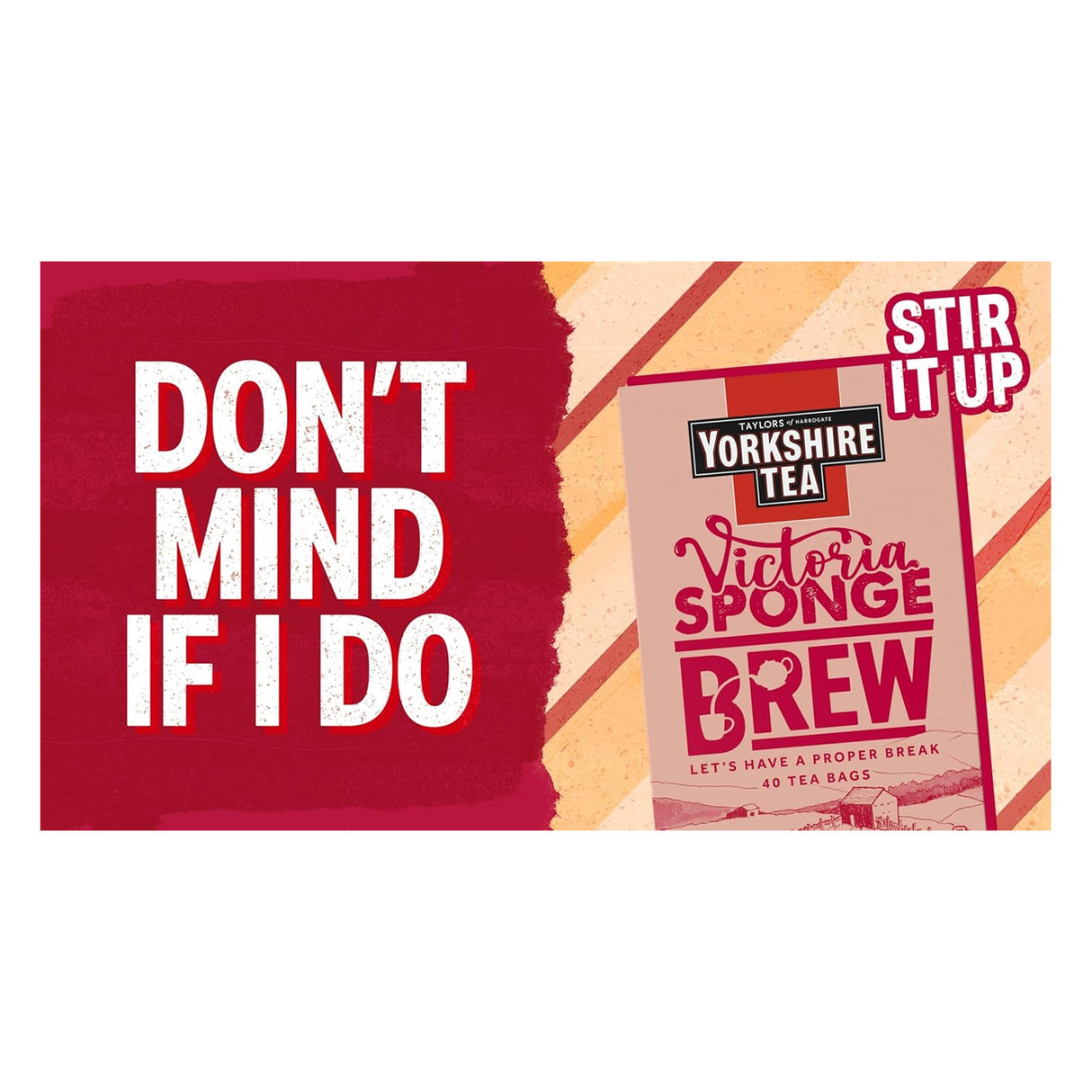 Yorkshire Tea Victoria Sponge Tea Bags 4x40