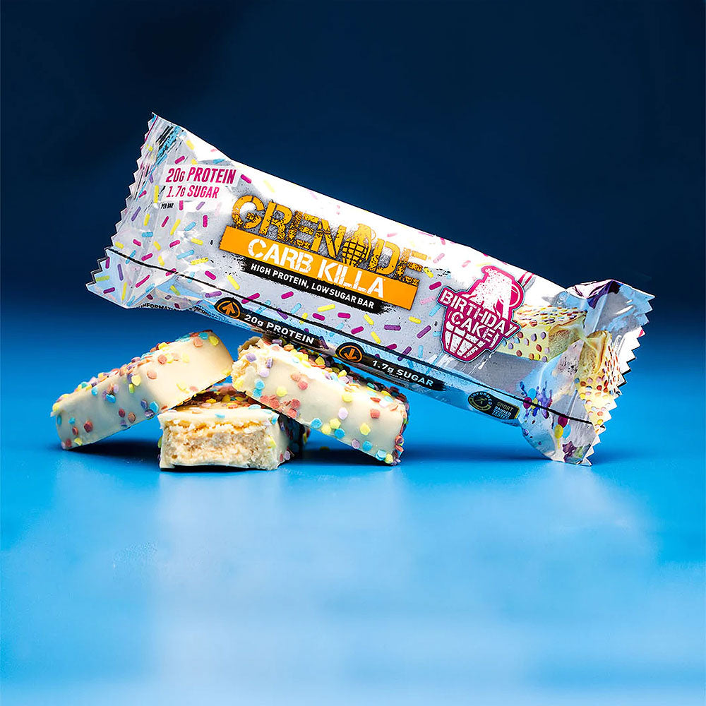 Grenade Birthday Cake Protein Bar