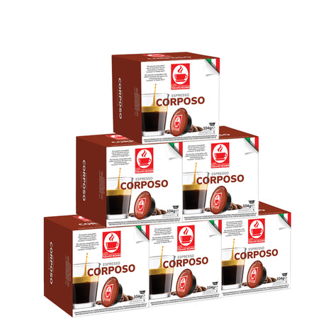 Tiziano Bonini Espresso Corposo 6 x 16 Lavazza A Modo Mio Compatible Coffee Pods
