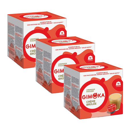 Gimoka Dolce Gusto Compatible 3 x 16 Creme Brule Coffee Pods
