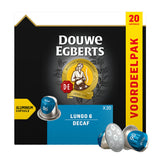 Douwe Egberts Lungo Decaf Coffee Capsules 20 Nespresso Compatible