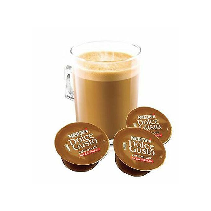 Dolce Gusto Nescafe Coffee Pods, Cafe Au Lait, 16 Count, Pack of 3