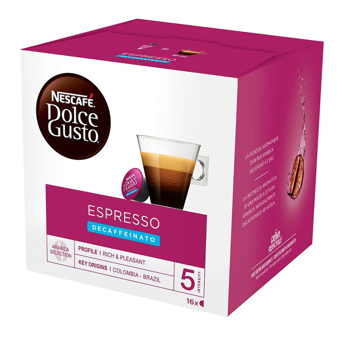 Dolce Gusto Espresso Decaf Coffee Pods