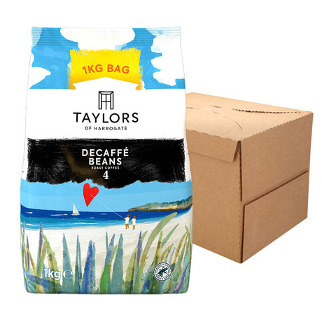 Taylors of Harrogate Decaffe Coffee Beans Case 2 x 1kg