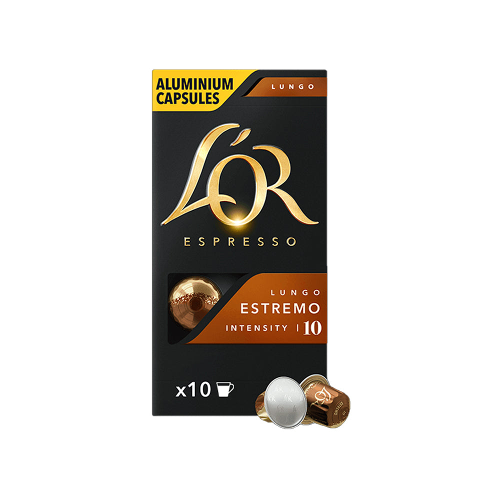 L'OR Espresso Estremo Coffee Capsules 1x10 Nespresso Compatible