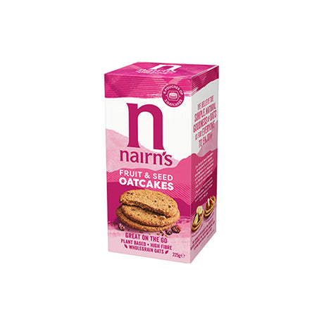 Nairn's Fruit & Seed Oatcakes Case of 8 x 225g
