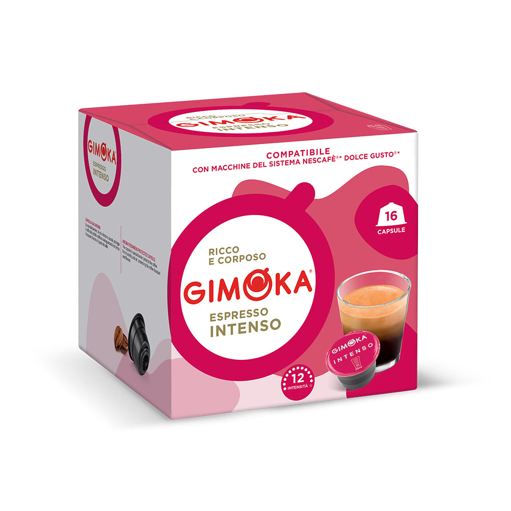 Gimoka Dolce Gusto Compatible 1 x 16 Espresso Intenso Coffee Pods