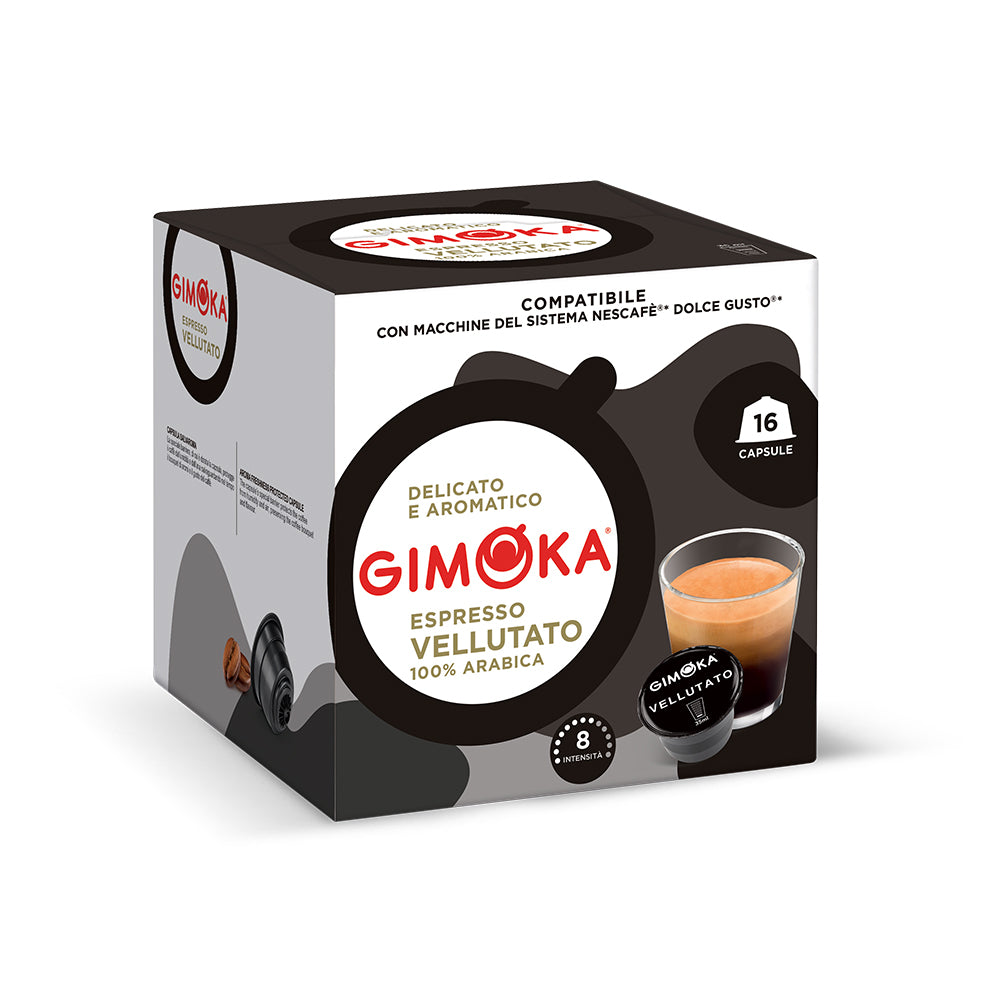 Gimoka Dolce Gusto Compatible 1 x 16 Velvety Espresso Coffee Pods