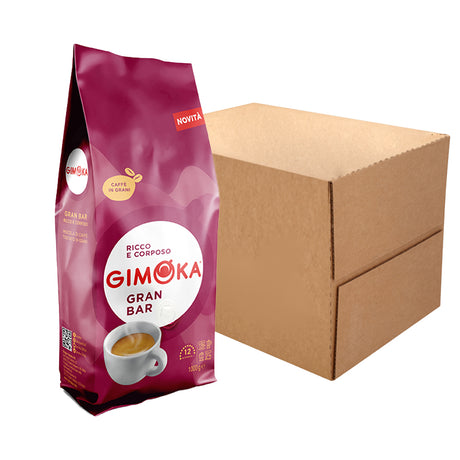 Gimoka Gran Bar Coffee Beans Case 6 x 1Kg