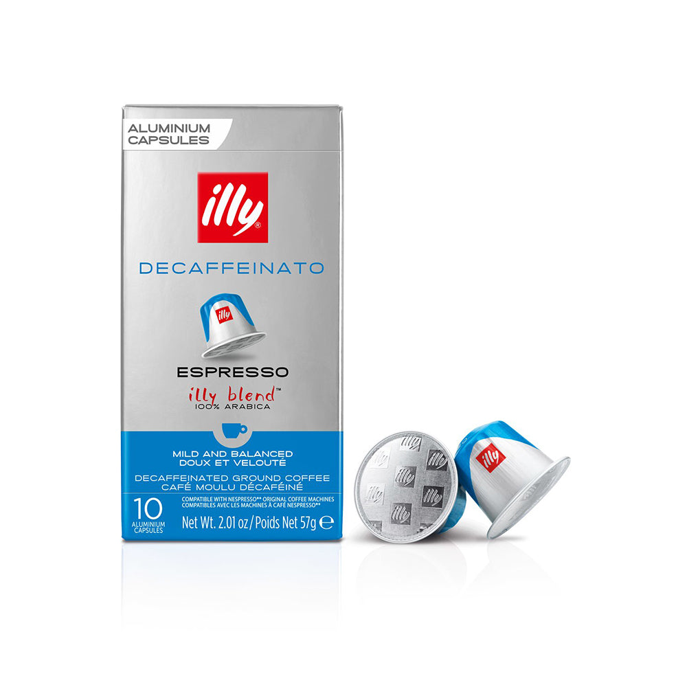 Illy Espresso Decaffeinato Coffee Capsules 1 x 10 Nespresso Compatible