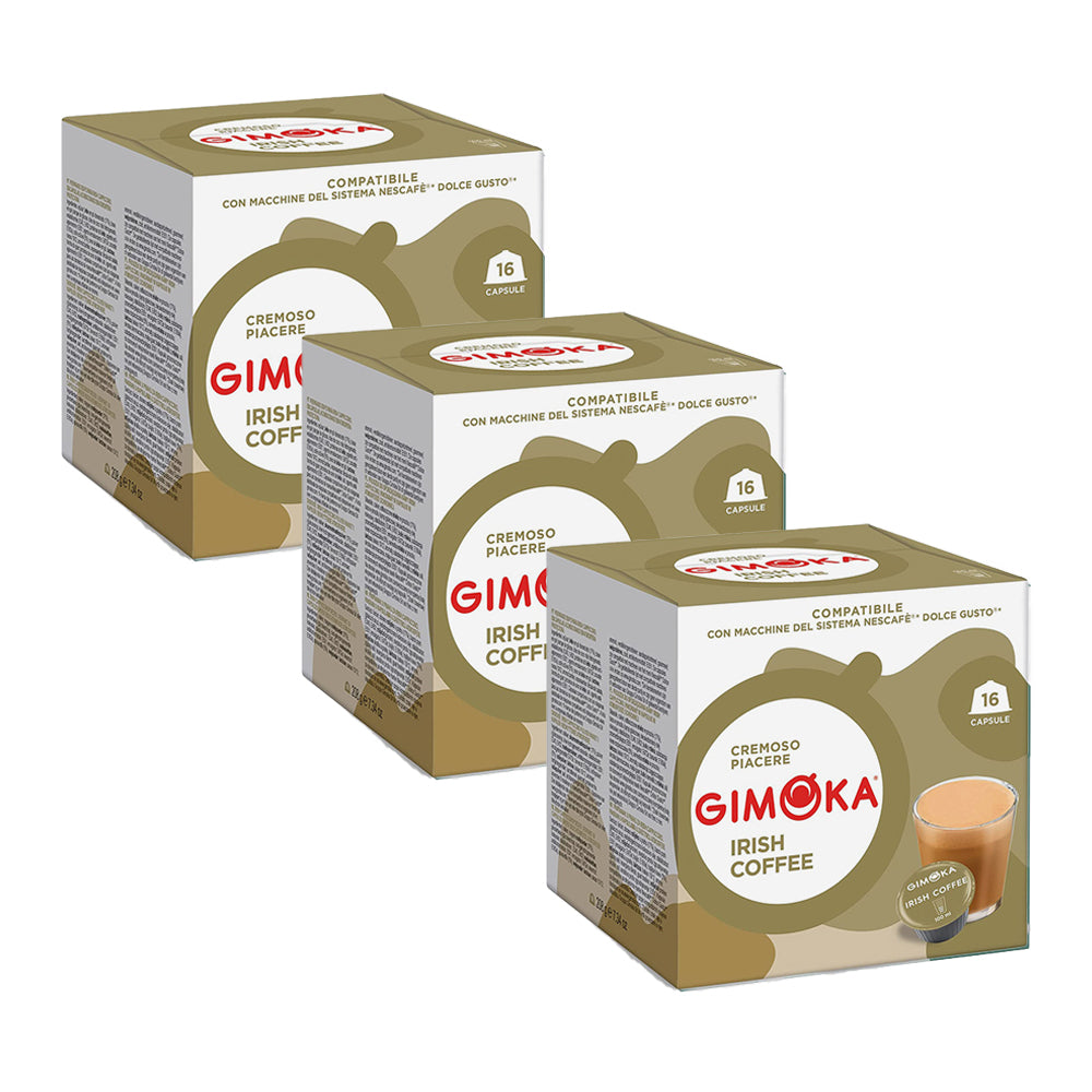 Gimoka Dolce Gusto Compatible 3 x 16 Irish Coffee Pods
