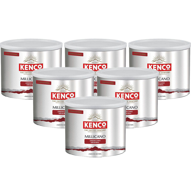 6 Kenco millicano 500g tins