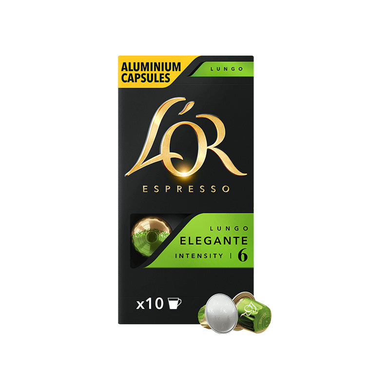 L'OR Espresso Elegente Coffee Capsules 1x10 Nespresso Compatible