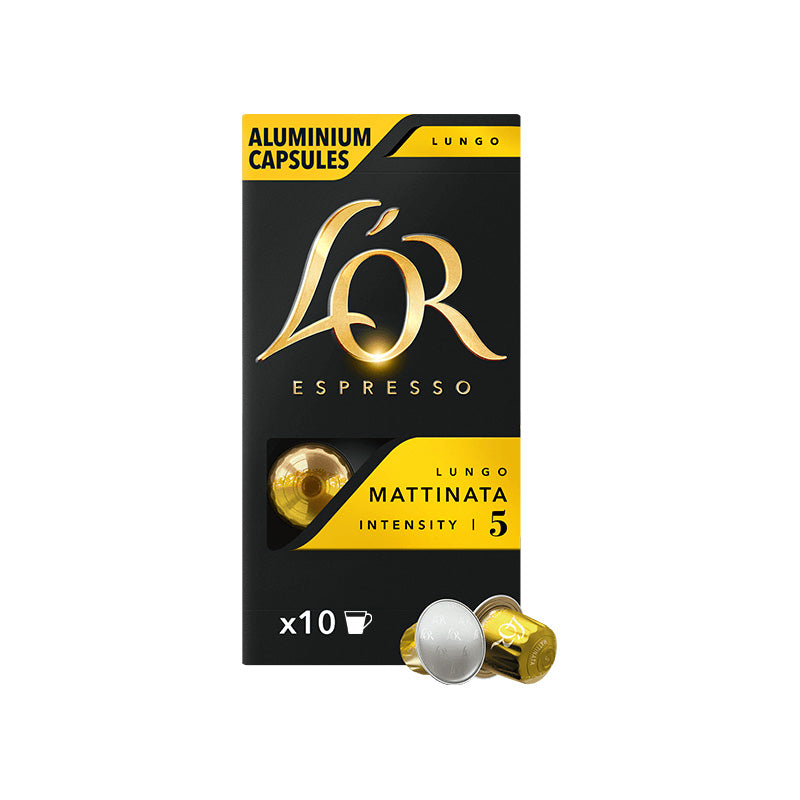 L'OR Espresso Mattinata Coffee Capsules 1x10 Nespresso Compatible