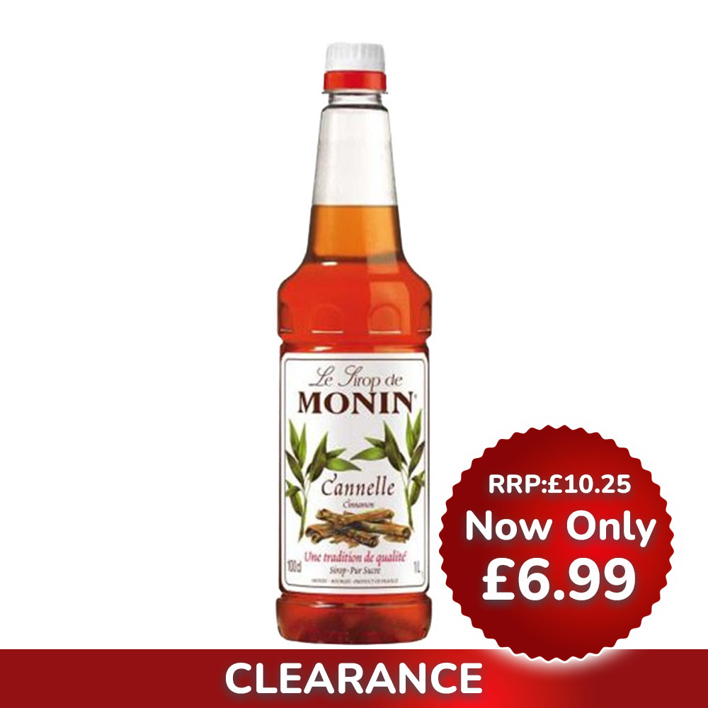 Monin Cinnamon Syrup 1L BBE: 23/02/2023