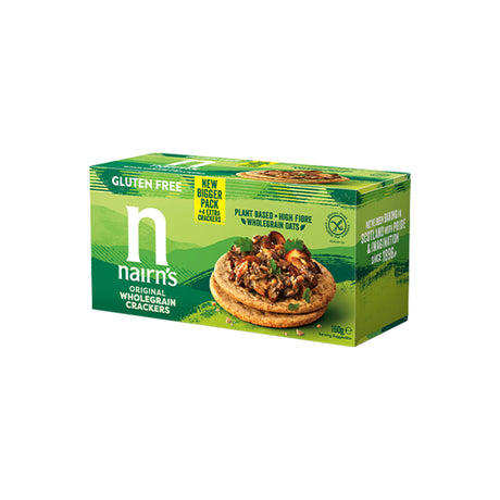 Nairn's Gluten Free Original Wholegrain Crackers Case of 8 x 160g