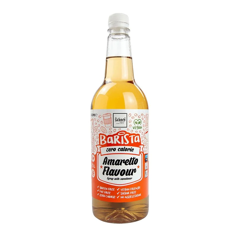 Skinny Food Amaretto Barista Syrup 1 Litre Bottle