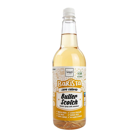 Skinny Food Butter Scotch Barista Syrup 1 Litre Bottle