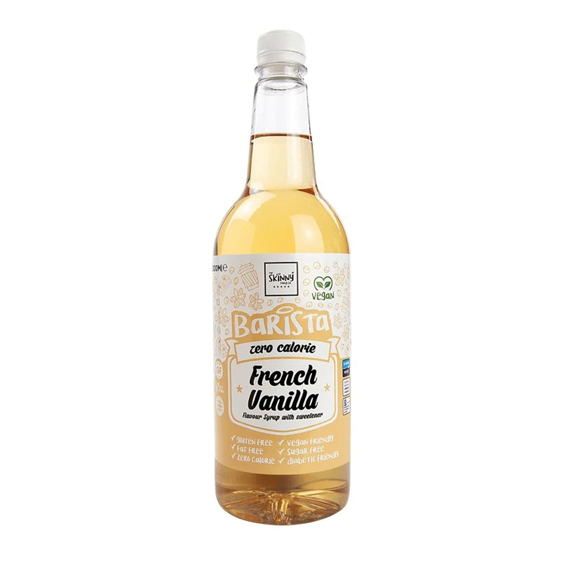 Skinny Food French Vanilla Barista Syrup 1 Litre bottle