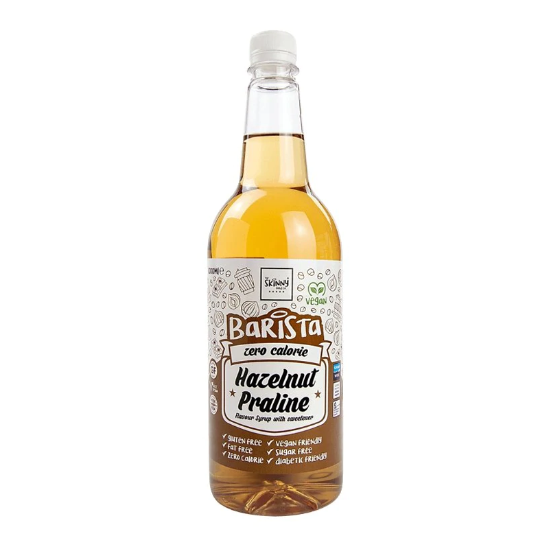 Skinny Food Hazelnut Barista Syrup 1 Litre Bottle
