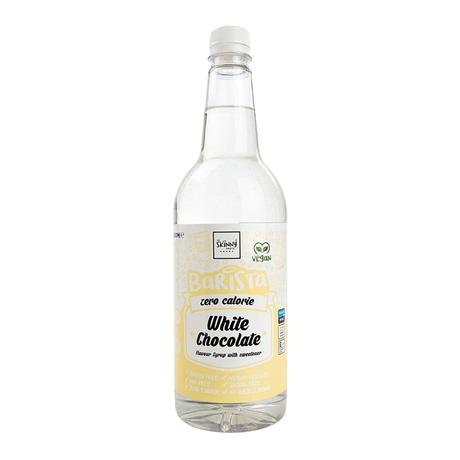 Skinny Food White Chocolate Barista Syrup 1 Litre Bottle