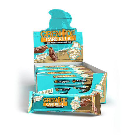 Grenade Chocolate Chip Salted Caramel Protein Bars box of 12