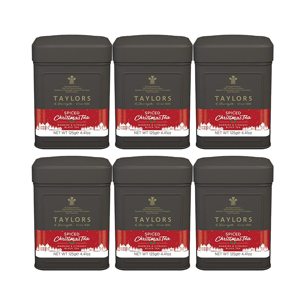 Taylors of Harrogate Spiced Christmas Loose Leaf tea 6x125g