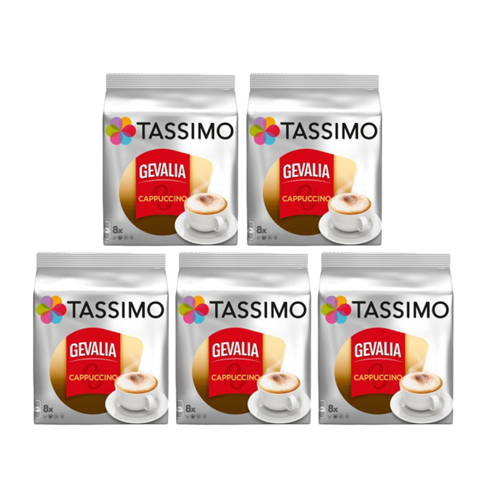 Tassimo T Discs Gevalia Cappuccino Case of 5 packets