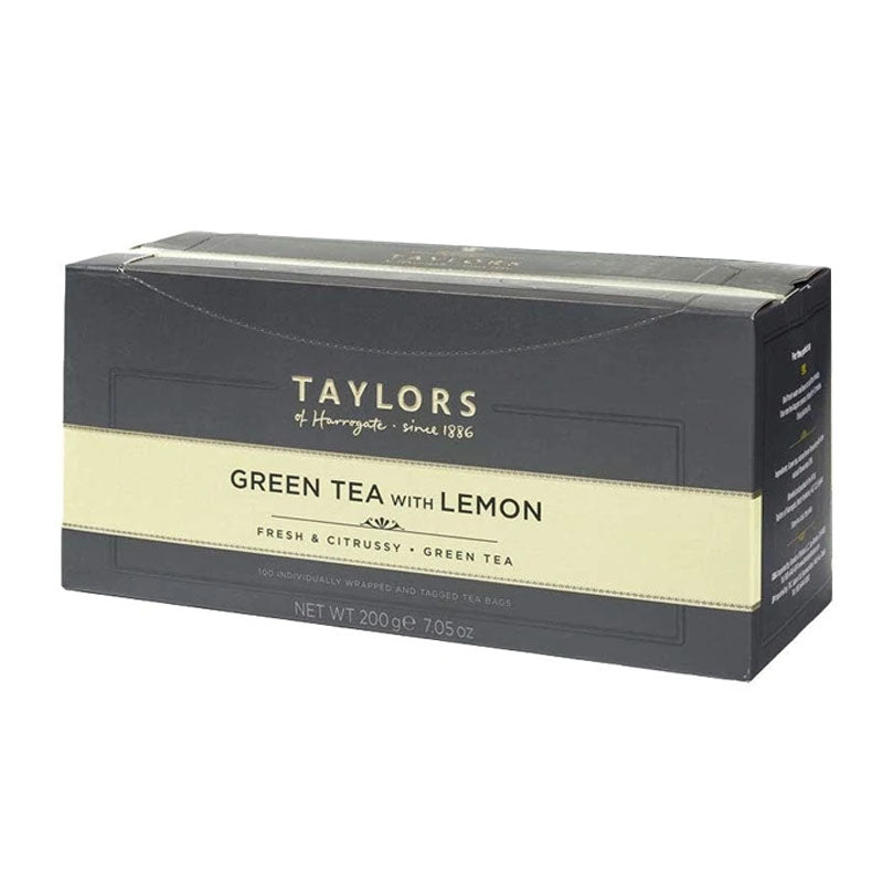Taylors of Harrogate Green Tea with Lemon 100 Envelope Tea Bags