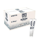 Tate and Lyle White Sugar Sticks box with 2 Sticks