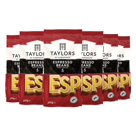 Taylors of Harrogate Espresso Beans Case 6 x 227g