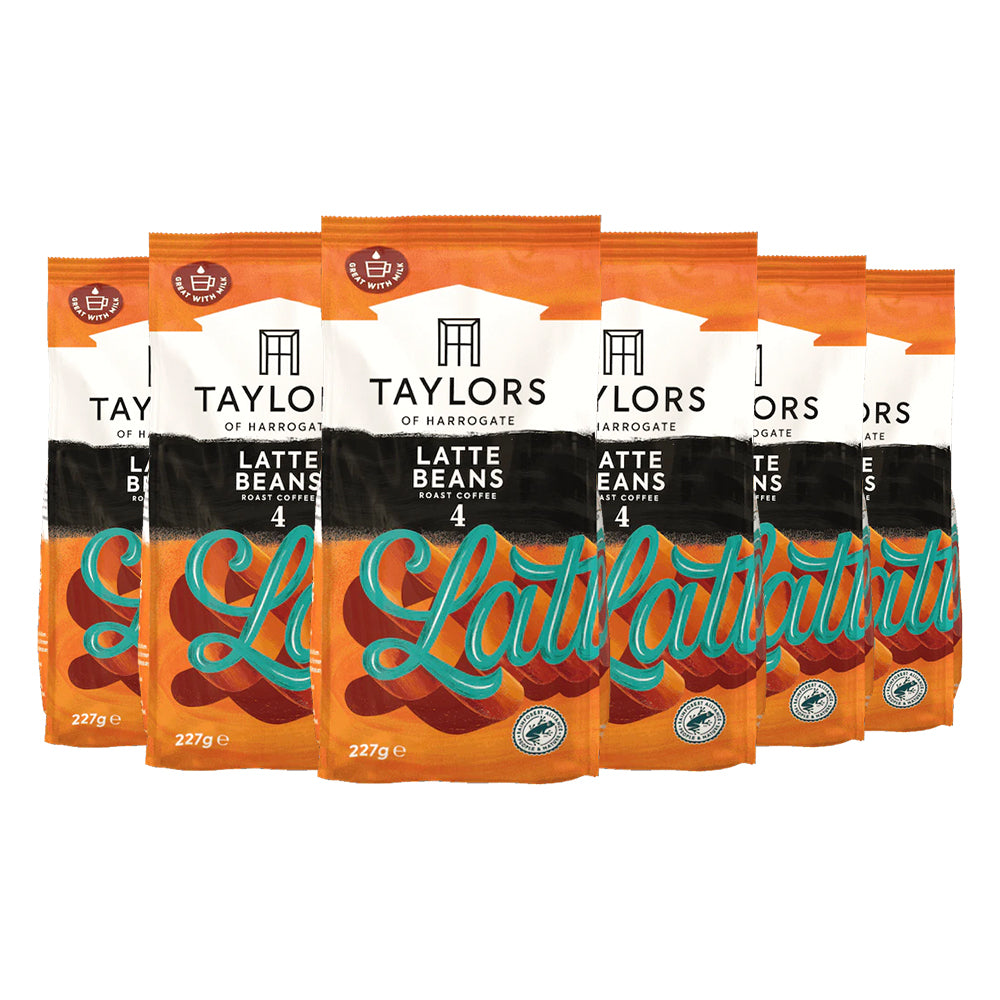 Taylors of Harrogate Latte Beans Case 6x227g