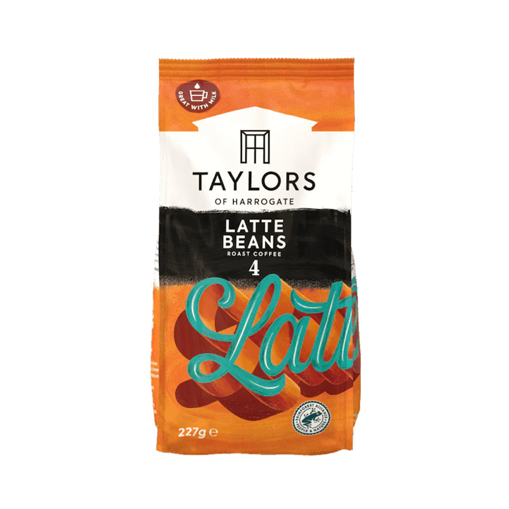 Taylors of Harrogate Latte Beans 227g Bag
