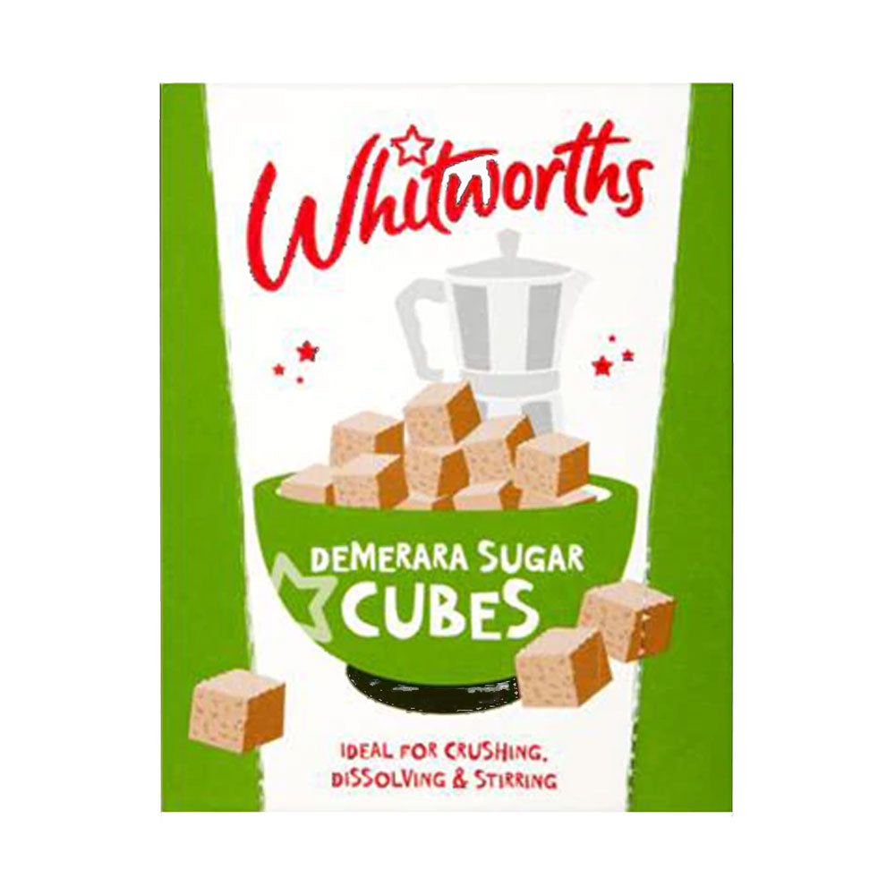 Whitworths Demerara Sugar cubes box